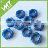 Hydraulic AN Blue Aluminum Bulkhead Nuts thumbnail-1