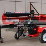 Red 50T Diesel Log Splitter, Wood Split Machine thumbnail-6