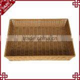 Functional Washable Plastic Wicker Rattan Display Basket for Fruit Storage thumbnail-1