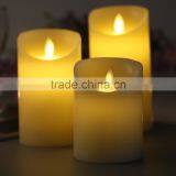 Led Moving Wick Wax Candles Led Wax Candle With Dancing Wick Flameless Flicking Moving Wick Candle Battery Operated Led Candles thumbnail-4