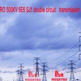 MEGATRO 500kV 5E6 SJ1 Double Circuit Transmission Tower thumbnail-1
