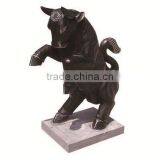 Outdoor Garden Stone Bull Statue thumbnail-1