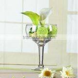 Cheap Home Indoor Decoration Wine Glass Vases for Flower Arrangements thumbnail-1