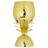 Gold Pineapple Shaped Mug, Brass Gold Pineapple Moscow Mule Cup thumbnail-4