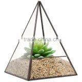 One Face Opening / Cube Terrarium / Indoor Mini Modern Planter / Handmade / For Airplant Vintage Glass Terrarium Box thumbnail-2