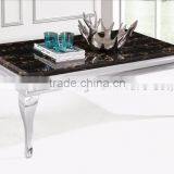 Newest Model Coffee Table With Black Marble Top thumbnail-2