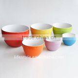 6Pcs Stoneware Mixing Bowl, Colorful thumbnail-1