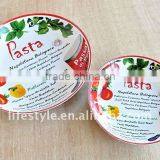8" Porcelain Pasta With Decal Printing thumbnail-1