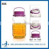 ZIBO Big Capacity 2L-18L Clear Cylinder Glass Beverage Bottle/storage Jar thumbnail-1
