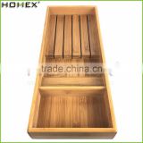 Bamboo 5 Knife Storage Holder and Knife Block Organizer/Homex_FSC/BSCI Factory