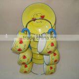 Tableware Coffee Set With Iron Rack thumbnail-1