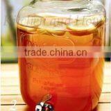 High Quality Clear Glass Beverage Dispenser With Tap thumbnail-1