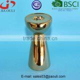 BSCI Audit Factory Ceramic Christmas Gold Plated Candlesticks thumbnail-2