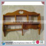 Brown Primative Wood Kitchen or Bathroom Wall Shelf 17 x 2 x 12 thumbnail-1