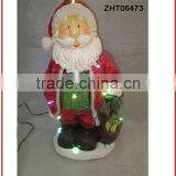 Hand Painted Ceramic Santa LED Chrismas Decoration thumbnail-1