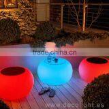 Round 7colours Rechargeable Led Table thumbnail-1
