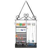 Scrollwork Design Hanging Jewelry Display Rack