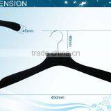 Black Suit Hangers in Bulk Velvet Coat Hangers thumbnail-4