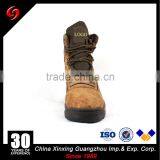 Khaki Suede Cow Leather Army Tactical Boots, Military Desert Shoes thumbnail-1