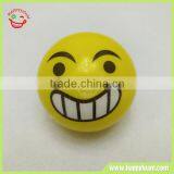 Bad Smile Face Emoji PU Anti Stress Ball , Hot Selling Foam Bouncing Ball Toy thumbnail-1