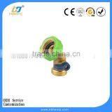 Brass 45 Degree Garden Hose Elbow With Shut Off Valve thumbnail-2