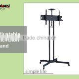 Mobile TV Screen Display Stand, TV Shelf Trolley With 4 Wheels thumbnail-1