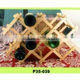 Wooden Wine Shelf thumbnail-1