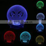 Lovely Emoji Expression Smile 3D Effect LED Night Light Unique Lighting Lamp thumbnail-1