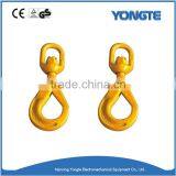 G80 Red Painted Safety Self-Locking Swivel Lifting Hook thumbnail-2