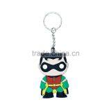 China Manufacturer Custom Logo Rubber Pvc Keychain.soft Pvc Silicone Keyring thumbnail-1