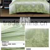 Jacquard Home Textile Imitated Silk Woven 4-9 Pcs Rayon Silk Bedding Set thumbnail-5