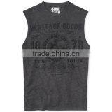 100% Combed Cotton High Top Quality Fitness Wholesale Tank Top Men thumbnail-1