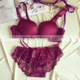 Women Size Fancy Lace Hot Sexy Girls Photos Underwear Dress Bra Set thumbnail-2
