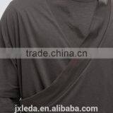 Customize Men Plain Fashion Oversized Long Sleeve Double Layer Kimono T-shirt / Tees thumbnail-3