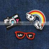 2017Customized Glasses Embroidery Patch, Virious Food Embroidered Wholesale Patch thumbnail-1