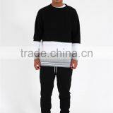 Men Cheap Pullover Three Color Fleece Mens Turtleneck Sweatshirts thumbnail-2