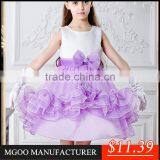 MGOO 2016 Romantic Festival Girl Tutu Party Dress With Layers Ruffles Pageant Princess Dress 868