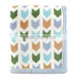 Trade Assurance Printed Custom 100%cotton Velour Throw Baby Swaddle Blanket thumbnail-4