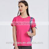 High Elasticity Fitness Clothing Blank T-shirt With Soft Fabric thumbnail-6