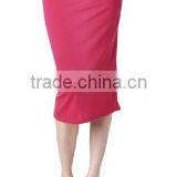 Women Plus Size High Stretch Below Knee Pencil Skirt thumbnail-1
