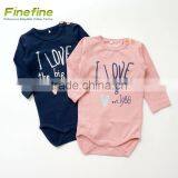 Expensive Sublimation Baby Clothes Print Long Sleeve Newborn Baby Romper thumbnail-1