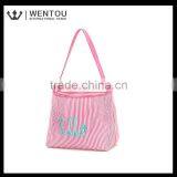 Wholesale Monogrammed Candy Stripe Easter Bucket thumbnail-3