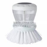 Kitchen Scrub Brush - Fill Soap Reservoir and Push Top Button to Release Soap Onto Brush thumbnail-3