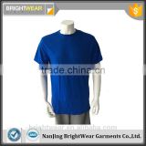 Simple style men's blue 100% cotton short sleeve cheap t-shirt
