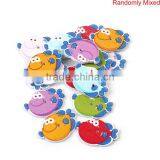 2 Holes Fish Animal At Random Wood Sewing Buttons Scrapbooking thumbnail-3