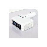 White 5.0V-800mA 3 In 1 Dual USB AC Charger Adapter With High Temperature Protection