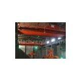 Automatic 24-hours Running Electric Overhead Crane With Grab Bucket For Lifting Waste To Boiler