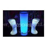 Lithium Rechargeable Battery Illuminated Led Furniture for Bar , KTV , Hotel thumbnail-1
