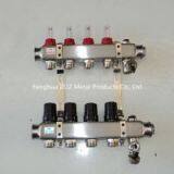 4 Branch Stainless Steel Radiant Heat Manifolds thumbnail-2
