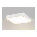 Modern 45cm Square Glass Dimmable LED Ceiling Light 26W For Office